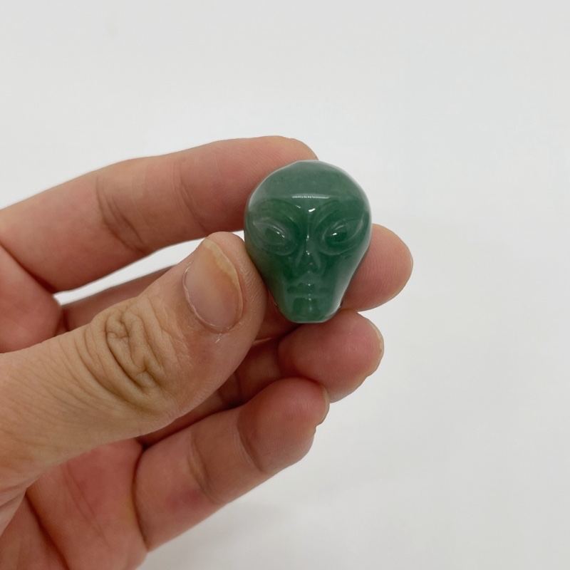 1 Inch Luxury Crystal polished Alien Head 1 Inch Luxury Crystal polished Alien Head