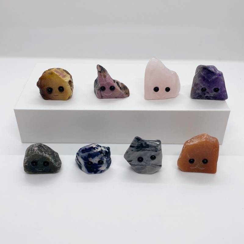 Carved Gemstone Hedgehog shape desktop Carved Gemstone Hedgehog shape desktop