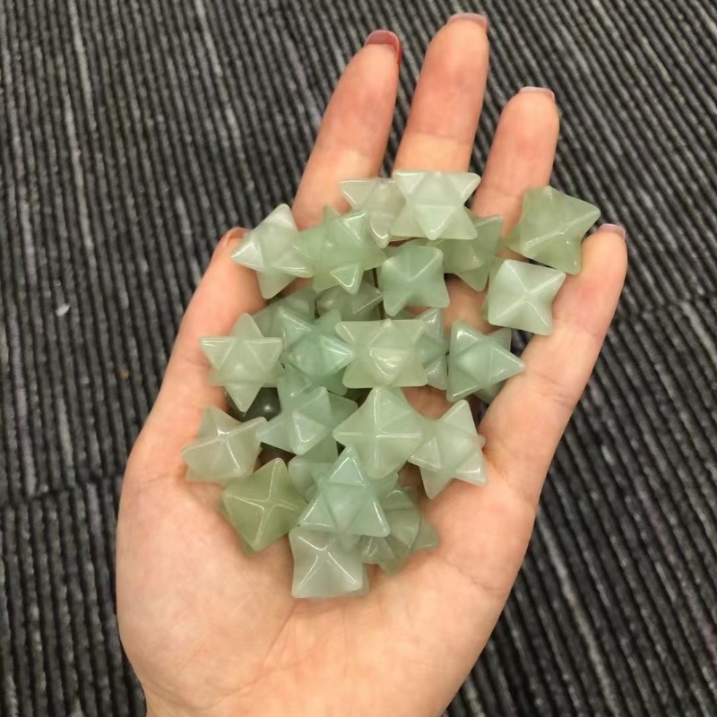 Carved Quartz Merkaba Star Crystal Carved Quartz Merkaba Star Crystal