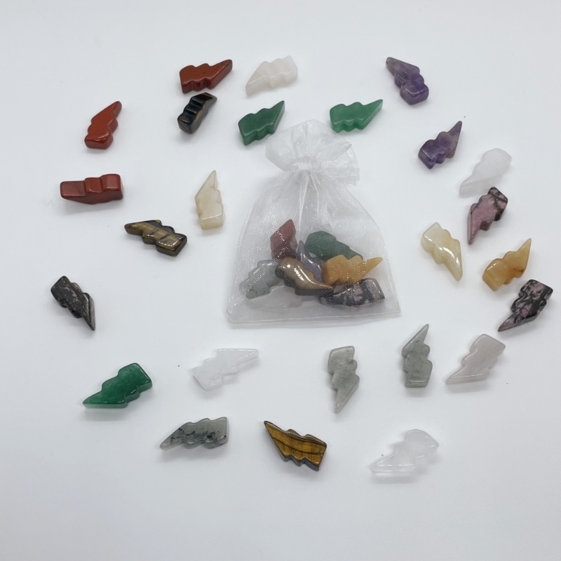 Carving Jade Lightning Bolt Carving Jade Lightning Bolt