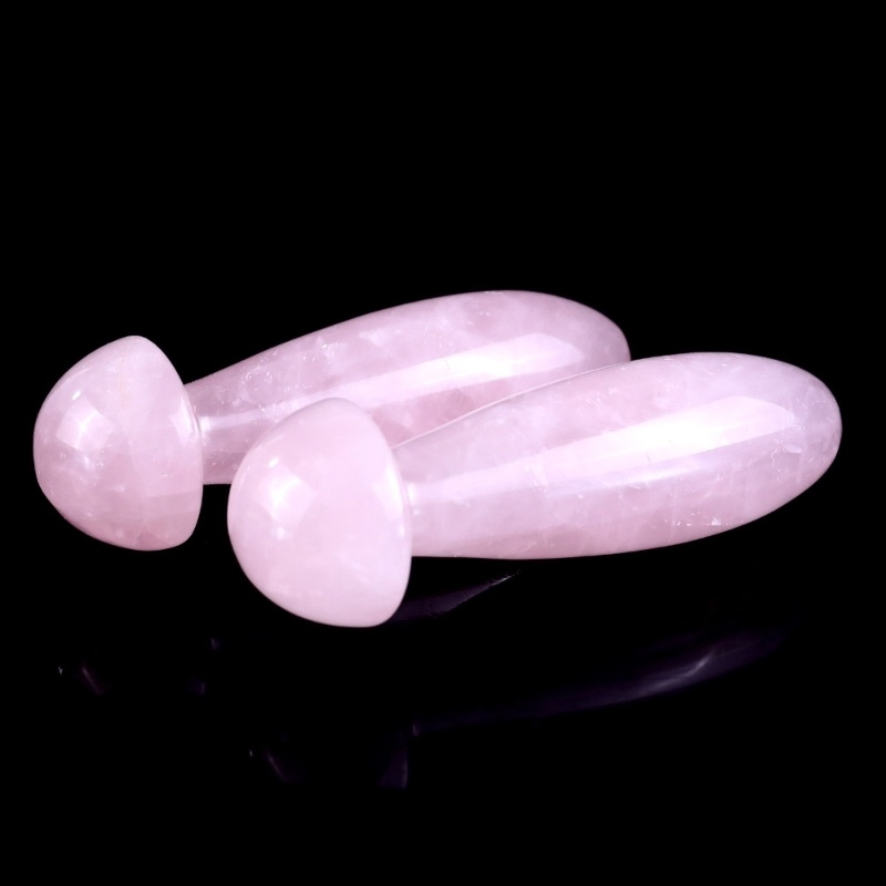 Crystal Quartz Mushroom Eye Massager Crystal Quartz Mushroom Eye Massager