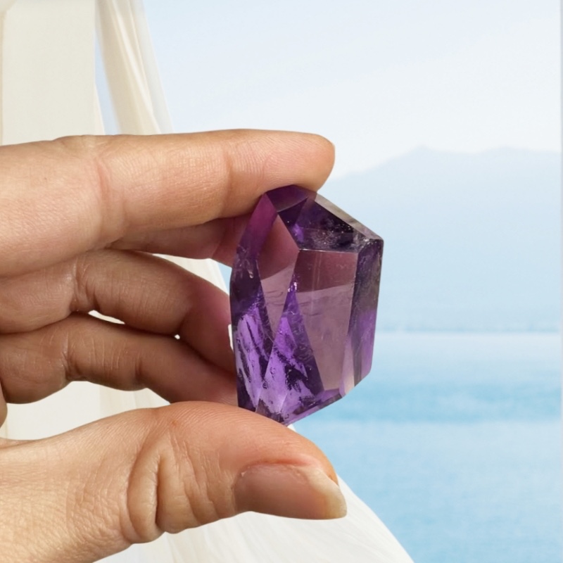 Crystal Amethyst Irregular Gemstone Crystal Amethyst Irregular Gemstone