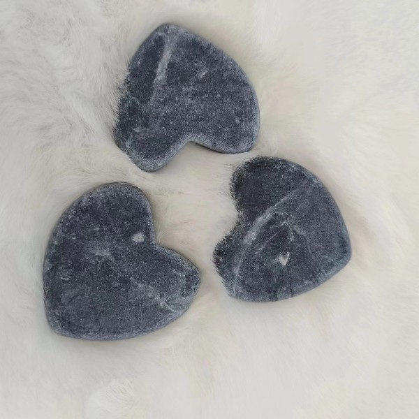 Grey Marble Stone Heart Grey Marble Stone Heart