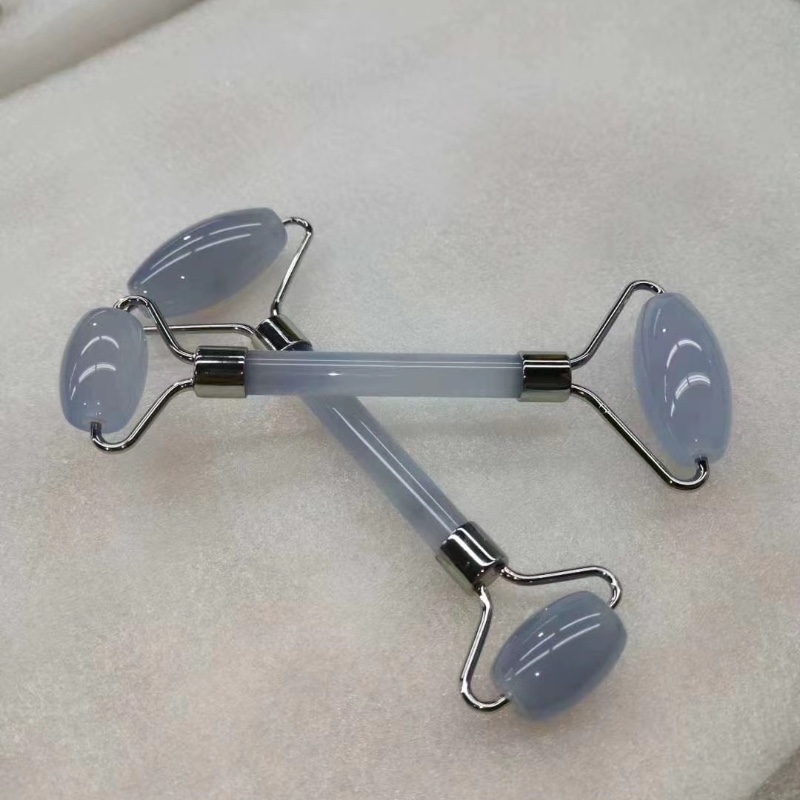 High Quality Blue Chalcedony Jade Roller High Quality Blue Chalcedony Jade Roller