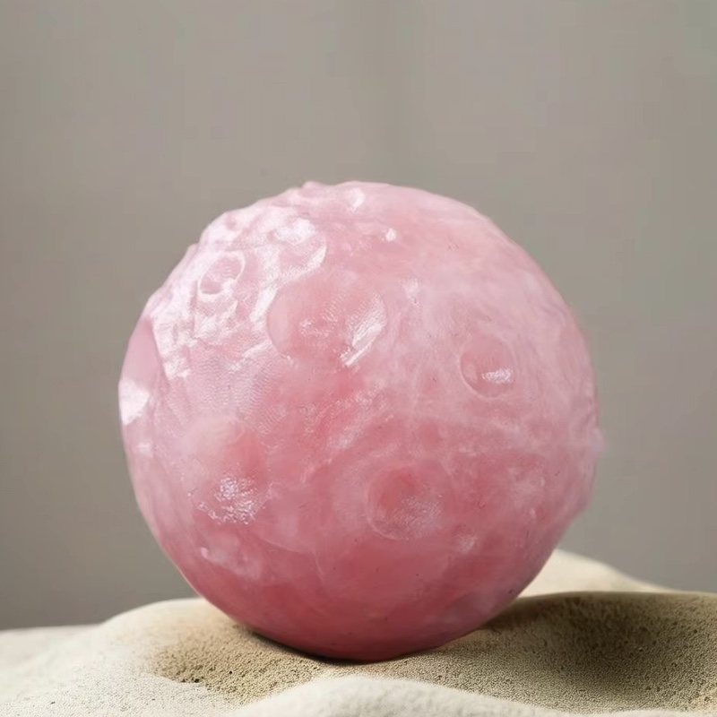 Natural Healing Quartz Crystal Moon Ball Natural Healing Quartz Crystal Moon Ball