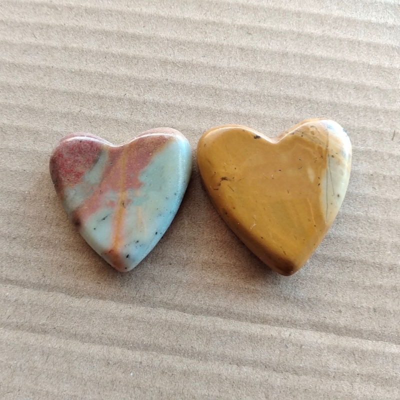 Natural Marble Heart Worry Stone Natural Marble Heart Worry Stone