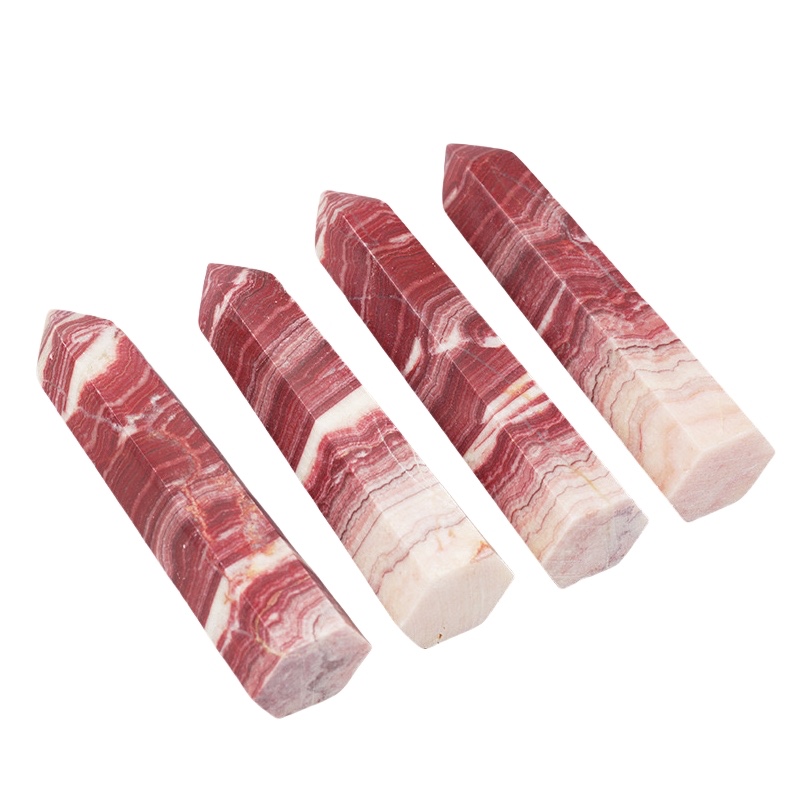 Natural Rhodonite Crystal Wand Natural Rhodonite Crystal Wand