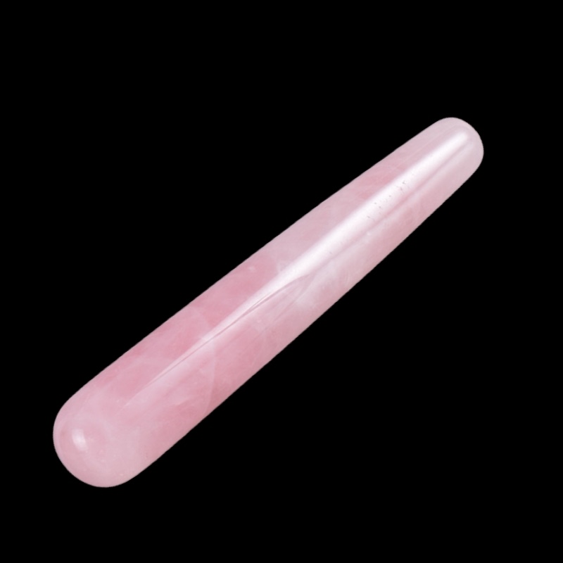 Rose Quartz Body Massager Crystal Dildo Rose Quartz Body Massager Crystal Dildo