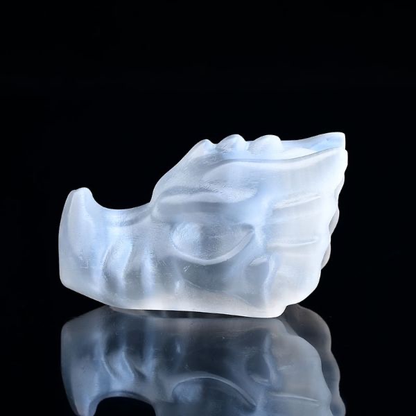 Selenite Dragon Head - 副本 Selenite Dragon Head - 副本